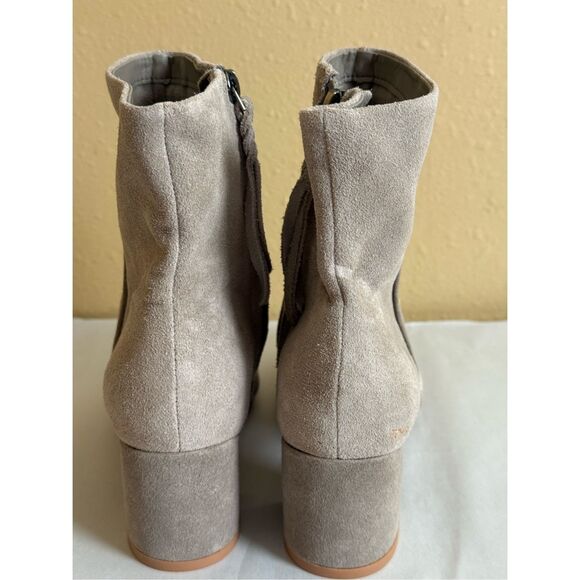 TOMS Evie Embroidered Heritage Canvas and Suede Booties SZ W8 - Picture 10 of 13